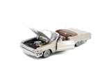 1963 Chevrolet Impala SS Convertible Low Rider Collection Gold with Custom Wheels 1:24 Diecast Model Welly 22434LRW-GLD