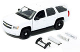 WELLY 2008 CHEVROLET TAHOE SUV 1/27 UNMARKED POLICE CAR WHITE 22509WEP-W