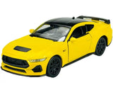 Welly 2024 Ford Mustang GT 5.0 1:25 Yellow 24123W-YL