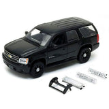 WELLY 2008 CHEVROLET TAHOE POLICE PURSUIT 1/24 UNMARKED BLACK 22509WEP-BK (POLICE CAR)
