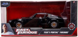 Tego’s 1977 Pontiac Firebird Black "Fast & Furious" Movie 1/24 Diecast Model Car JADA 30756