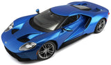 Maisto 2017 Ford GT Blue 1:18 Diecast Model 31384