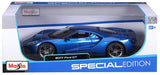 Maisto 2017 Ford GT Blue 1:18 Diecast Model 31384