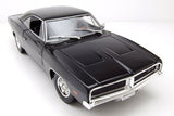 Maisto 1/18 scale 1969 Dodge Charger R/T Diecast Model Car, Black, 31387