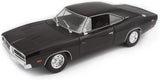 Maisto 1/18 scale 1969 Dodge Charger R/T Diecast Model Car, Black, 31387