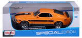 Maisto 1/18 scale 1970 Ford Mustang Mach 1 Orange Diecast Model Car, 31453