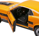 Maisto 1/18 scale 1970 Ford Mustang Mach 1 Orange Diecast Model Car, 31453