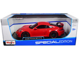 Maisto 1/18 scale 2022 Porsche 911 GT3 RED Special Edition Series 1/18 Diecast Model Car 31458