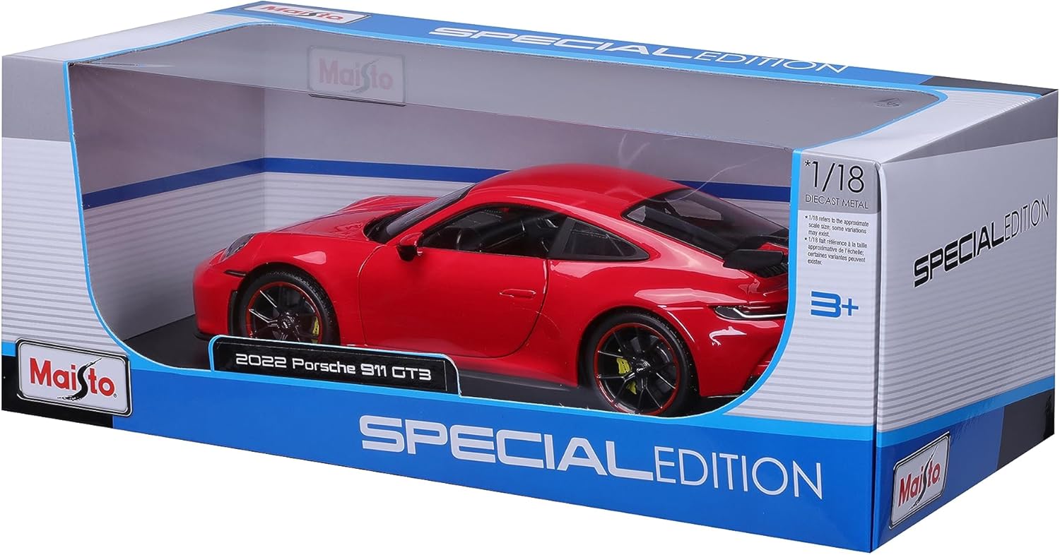 Maisto 1/18 scale 2022 Porsche 911 GT3 RED Special Edition Series