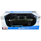 Maisto 1:18 Special Edition 2026 Rivian R1T Diecast Model Car Dark Green 31466