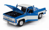 Maisto 1/18 scale 1974 Chevrolet C10 Cheyenne Super Blue/White 31467