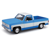 Maisto 1/18 scale 1974 Chevrolet C10 Cheyenne Super Blue/White 31467