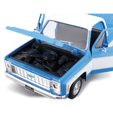 Maisto 1/18 scale 1974 Chevrolet C10 Cheyenne Super Blue/White 31467