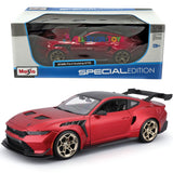 Maisto 1/18 scale 2022 Ford Mustang GTD Dark Red Metallic Diecast Model Car 31468