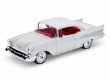 Maisto 1957 Chevrolet Bel Air Coupe White with Red Interior "Special Edition" Series 1/18 Diecast Model 31477