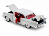 Maisto 1957 Chevrolet Bel Air Coupe White with Red Interior "Special Edition" Series 1/18 Diecast Model 31477