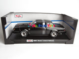 Maisto 1:18 Special Edition 1987 Buick Regal Grand National, Black, Diecast Model, 31479