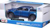 2019 Ford Ranger Pickup Truck Blue 1:24 Scale Diecast Maisto 31521