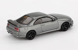 Mini GT 1:64 NISSAN Skyline GT-R Dark Metal Gray (NISMO BCNR33 CRS Version) – Limited Edition MGT 1128