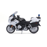 BMW R 1200 RT "U.S. POLICE" WHITE 1/18 DIECAST MOTORCYCLE MODEL BY MAISTO 32306