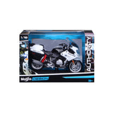 BMW R 1200 RT "U.S. POLICE" WHITE 1/18 DIECAST MOTORCYCLE MODEL BY MAISTO 32306