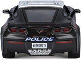 Maisto 1:24 Scale 2015 Chevrolet Corvette C7 Z06 Police Pursuit PPV Diecast Model Car Black 32516