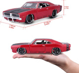 Maisto Design 1/25 1969 Dodge Charger R/T Muscle Diecast Model Red 32537
