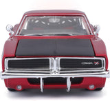 Maisto Design 1/25 1969 Dodge Charger R/T Muscle Diecast Model Red 32537
