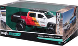 Maisto Design 1:27 2023 Toyota Tacoma TRD Pro White Toyo Tires Off-Road Series Diecast Car Model 32546