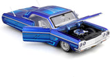 Maisto Design 1964 Chevrolet Impala SS Lowrider 1/26 Diecast Model Car 32547 Blue