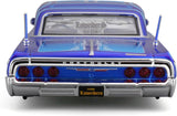 Maisto Design 1964 Chevrolet Impala SS Lowrider 1/26 Diecast Model Car 32547 Blue