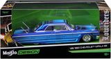 Maisto Design 1964 Chevrolet Impala SS Lowrider 1/26 Diecast Model Car 32547 Blue
