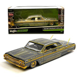 Maisto Design 1964 Chevrolet Impala SS Lowrider 1/26 Diecast Model Car 32547 Grey