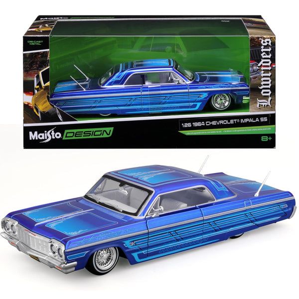 Maisto Design 1964 Chevrolet Impala SS Lowrider 1/26 Diecast Model