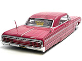Maisto Design 1964 Chevrolet Impala SS Lowrider 1/26 Diecast Model Car 32547 Pink
