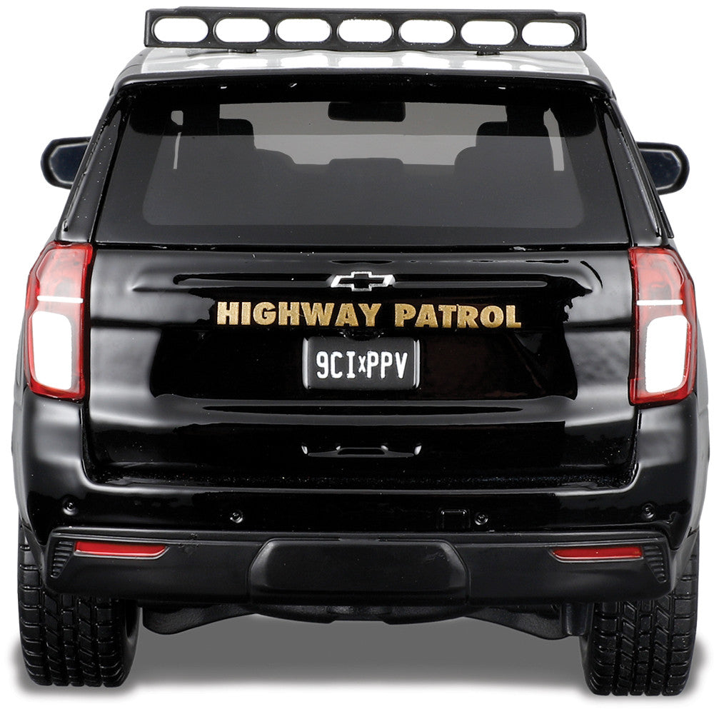 Custom 1/24 Maisto 2021 Chevy Tahoe Police Cruiser – LED Pushbar Style 2