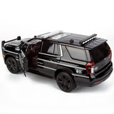 2021 Chevy Tahoe PPV (Police Pursuit Vehicle) Official Promo Version 1/26 Diecast Police Car Model Maisto Design Authority All Star Toys Exclusive 32548