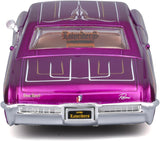 Maisto Design 1965 Buick Riviera Purple with Body Graphics 1/26 Diecast Model 32551