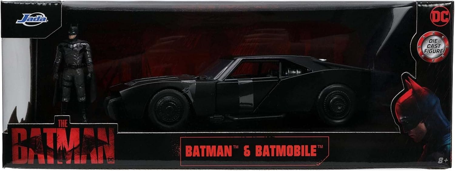 Jada 1:24 DC Comics from The Batman (2022) Batmobile with Batman