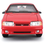 1993 Ford Mustang Coupe SVT Cobra Red 1:24 Scale Diecast Maisto 32906 Red