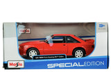 1993 Ford Mustang Coupe SVT Cobra Red 1:24 Scale Diecast Maisto 32906 Red
