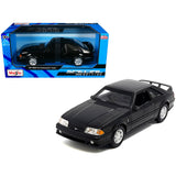 1993 Ford Mustang Coupe SVT Cobra black 1:24 Scale Diecast Maisto 32906