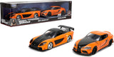 Jada Fast & Furious Han's Mazda RX-7 & Toyota GR Supra 2 pak 1/32 Diecast Model Car 32910