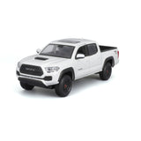 Maisto 1:27 SE 2023 Toyota Tacoma TRD Pro White Diecast Car Model 32910 WHITE