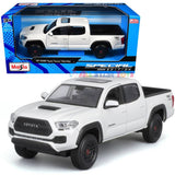 Maisto 1:27 SE 2023 Toyota Tacoma TRD Pro White Diecast Car Model 32910 WHITE