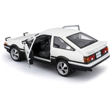 Maisto 1/24 Toyota Sprinter Trueno AE86 Diecast Model 32916 WHITE RHD (Right Hand Drive)