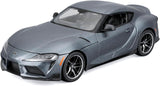 2022 Toyota Supra GR Grey 1:24 Scale Diecast Maisto 32917