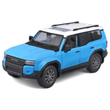Maisto 1:24 SE 2024 Toyota Land Cruiser Blue Diecast Car Model 32924