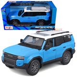 Maisto 1:24 SE 2024 Toyota Land Cruiser Blue Diecast Car Model 32924