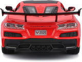 Maisto 1:24 Scale 2025 Chevrolet Corvette C8 ZR1 Diecast Model Car RED 32927